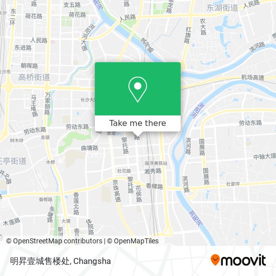 明昇壹城售楼处 map