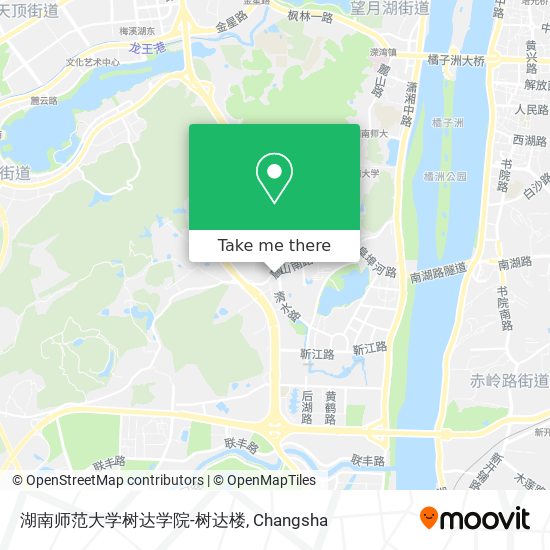 湖南师范大学树达学院-树达楼 map