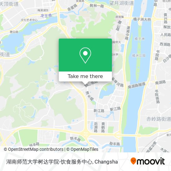 湖南师范大学树达学院-饮食服务中心 map