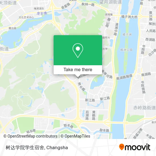 树达学院学生宿舍 map