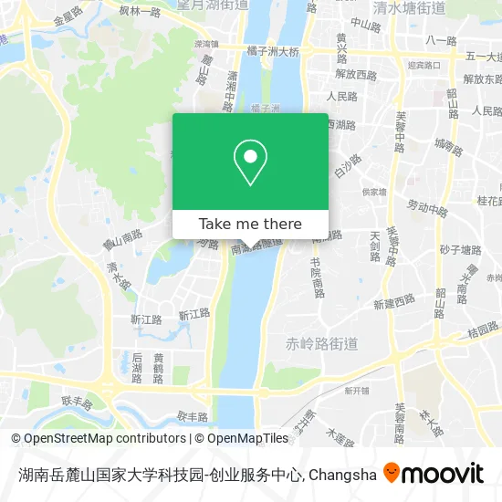 湖南岳麓山国家大学科技园-创业服务中心 map