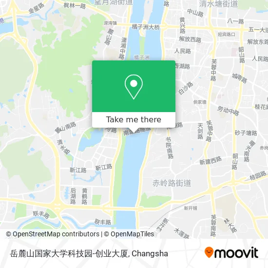 岳麓山国家大学科技园-创业大厦 map