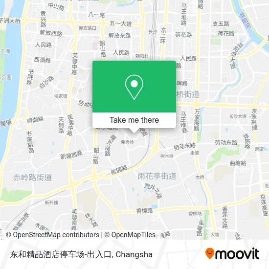 东和精品酒店停车场-出入口 map
