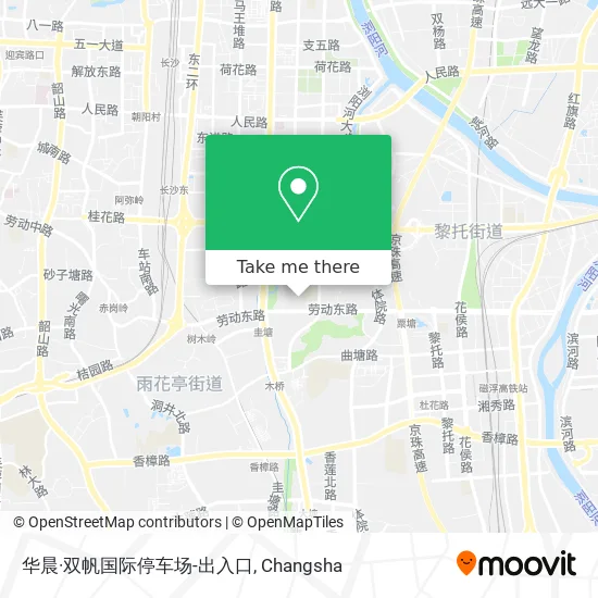 华晨·双帆国际停车场-出入口 map