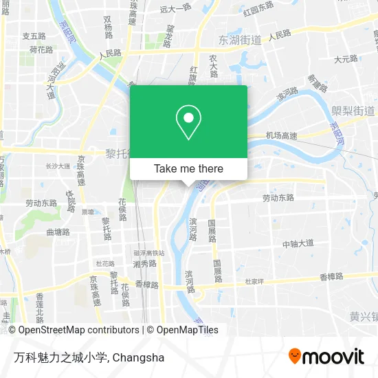 万科魅力之城小学 map