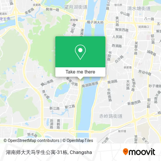 湖南师大天马学生公寓-31栋 map