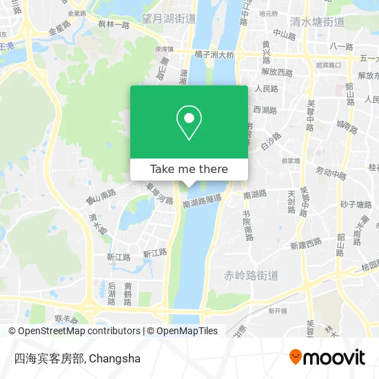 四海宾客房部 map