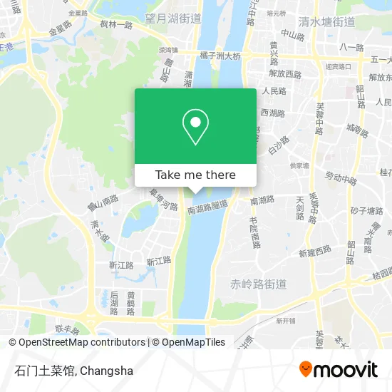 石门土菜馆 map