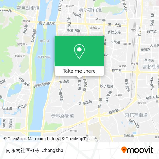 向东南社区-1栋 map
