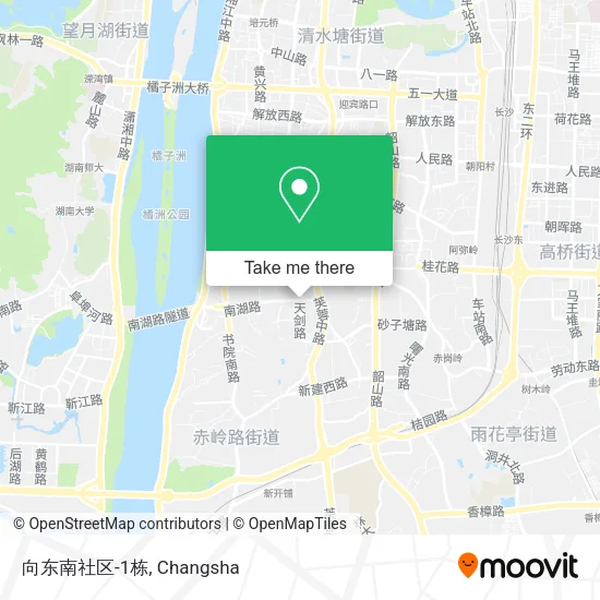 向东南社区-1栋 map
