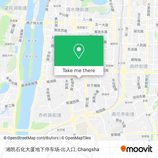 湘凯石化大厦地下停车场-出入口 map