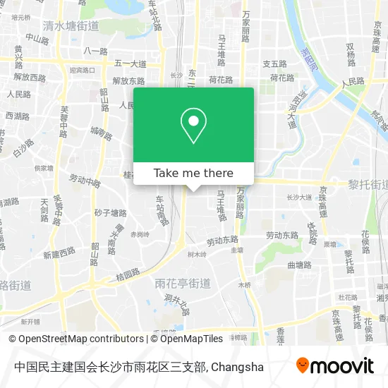 中国民主建国会长沙市雨花区三支部 map