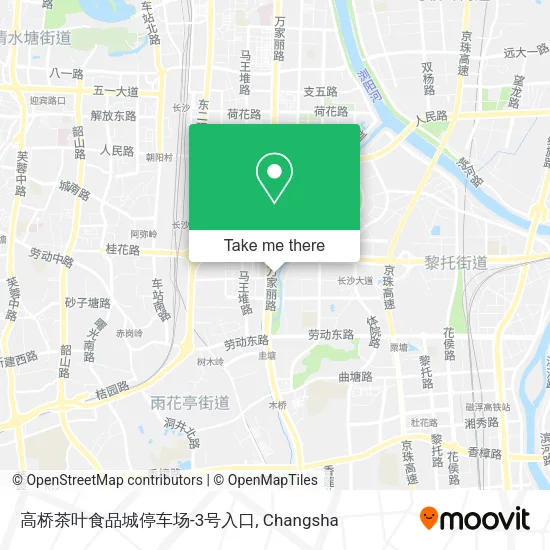 高桥茶叶食品城停车场-3号入口 map