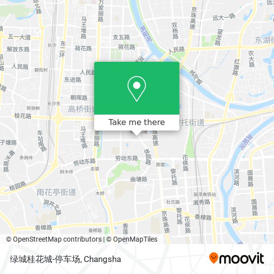 绿城桂花城-停车场 map
