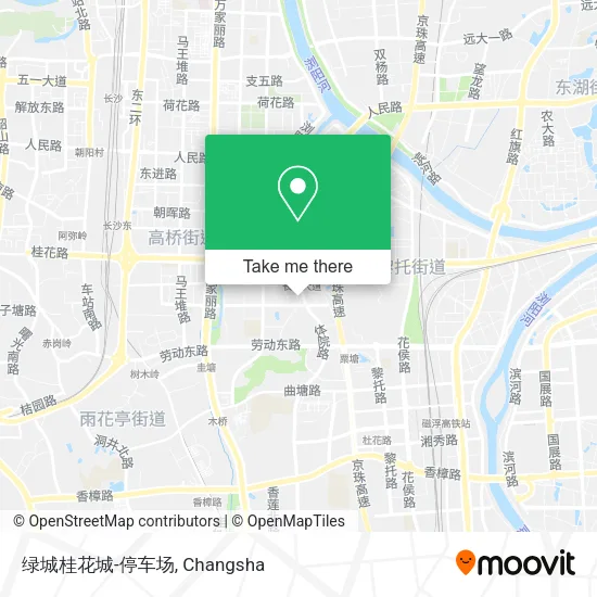 绿城桂花城-停车场 map