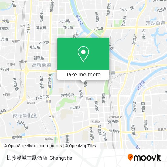 长沙漫城主题酒店 map