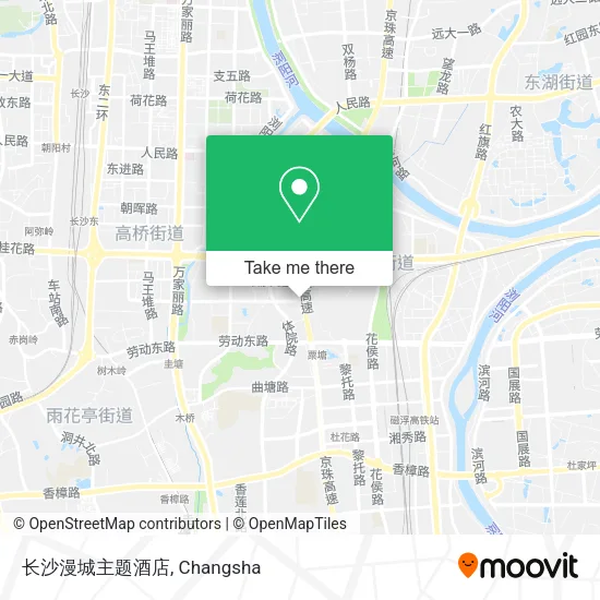 长沙漫城主题酒店 map
