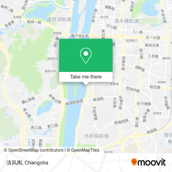 清风阁 map