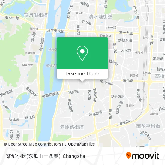 繁华小吃(东瓜山一条巷) map
