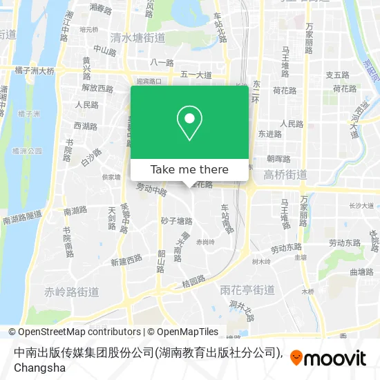 中南出版传媒集团股份公司(湖南教育出版社分公司) map