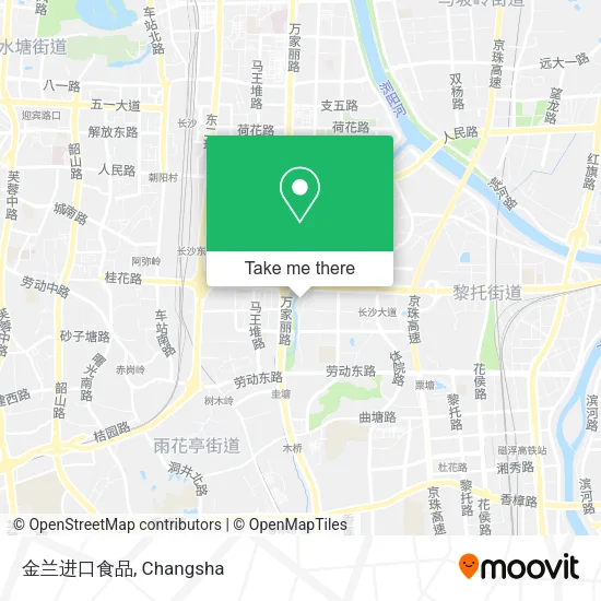 金兰进口食品 map