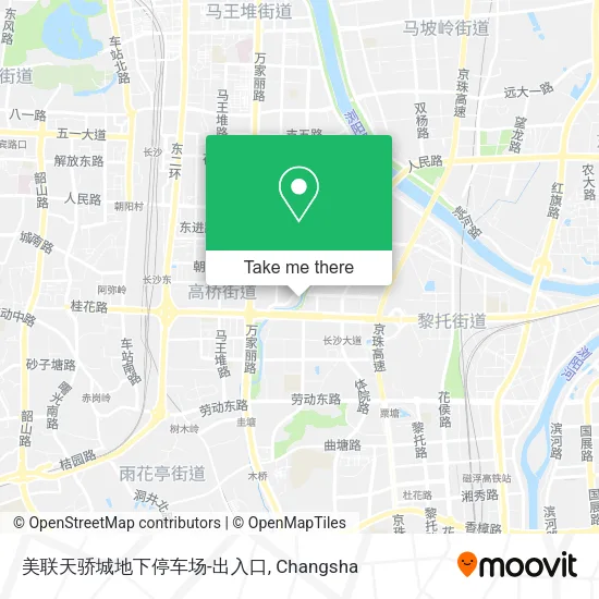 美联天骄城地下停车场-出入口 map