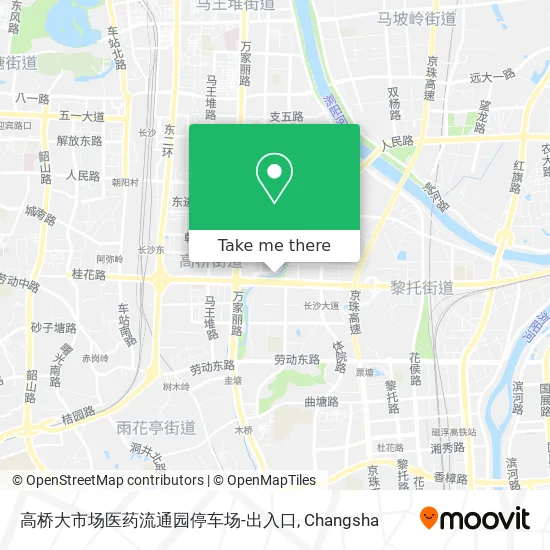 高桥大市场医药流通园停车场-出入口 map