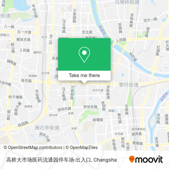 高桥大市场医药流通园停车场-出入口 map
