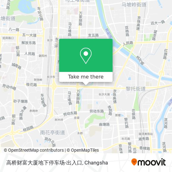 高桥财富大厦地下停车场-出入口 map