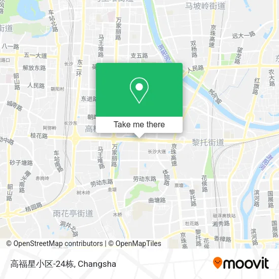 高福星小区-24栋 map