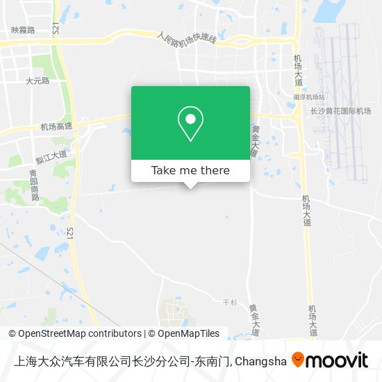 上海大众汽车有限公司长沙分公司-东南门 map