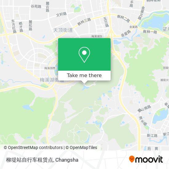 柳堤站自行车租赁点 map