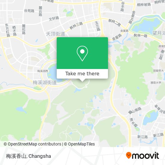 梅溪香山 map