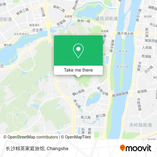 长沙精英家庭旅馆 map