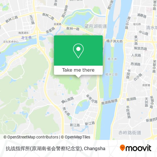 抗战指挥所(原湖南省会警察纪念堂) map
