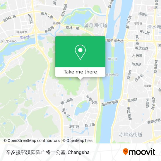 辛亥援鄂汉阳阵亡将士公墓 map