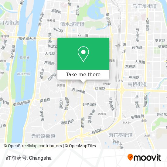 红旗药号 map