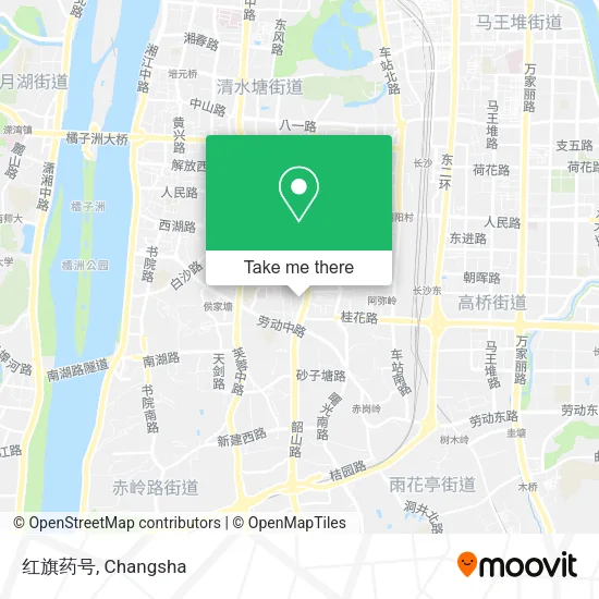 红旗药号 map