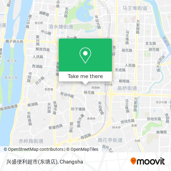 兴盛便利超市(东塘店) map