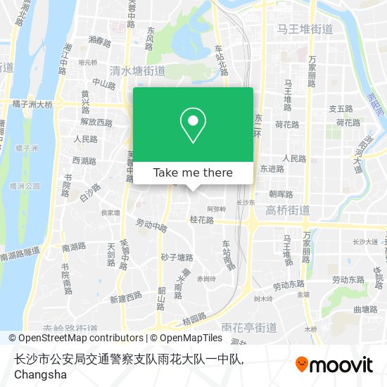 长沙市公安局交通警察支队雨花大队一中队 map
