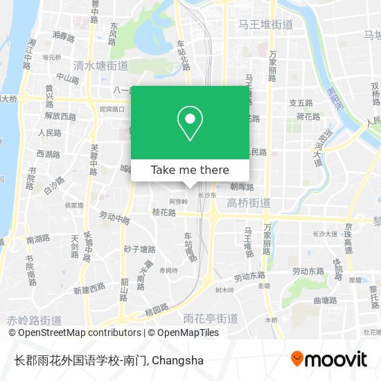 长郡雨花外国语学校-南门 map
