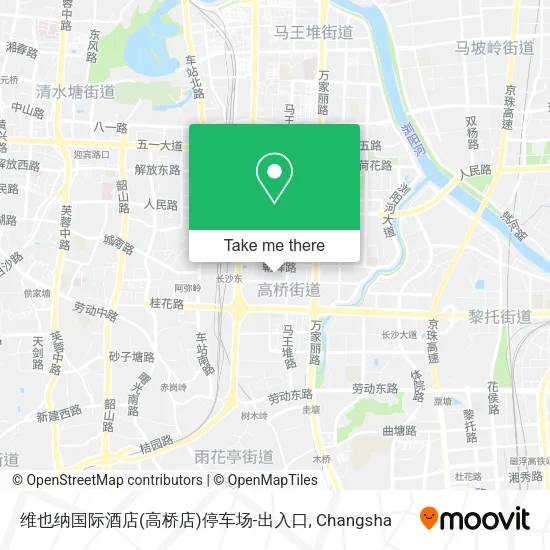 维也纳国际酒店(高桥店)停车场-出入口 map