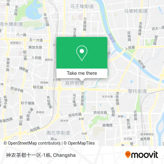 神农茶都十一区-1栋 map