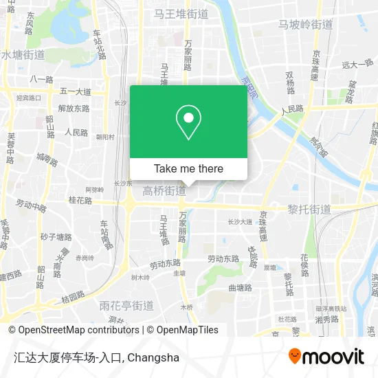 汇达大厦停车场-入口 map