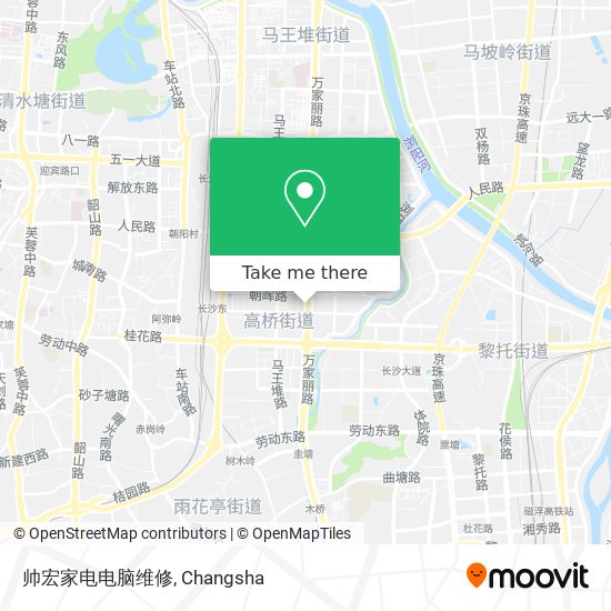 帅宏家电电脑维修 map