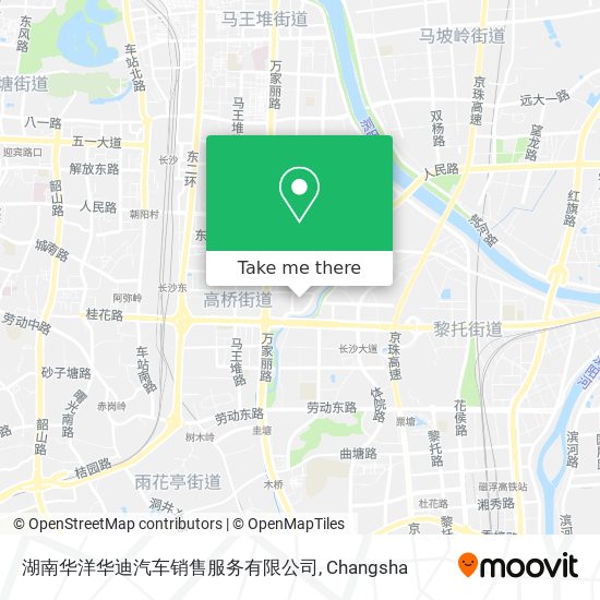 湖南华洋华迪汽车销售服务有限公司 map