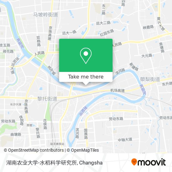 湖南农业大学-水稻科学研究所 map