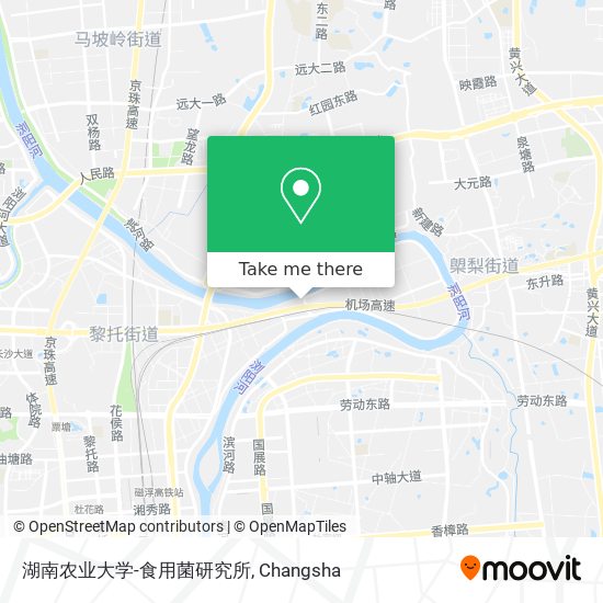 湖南农业大学-食用菌研究所 map