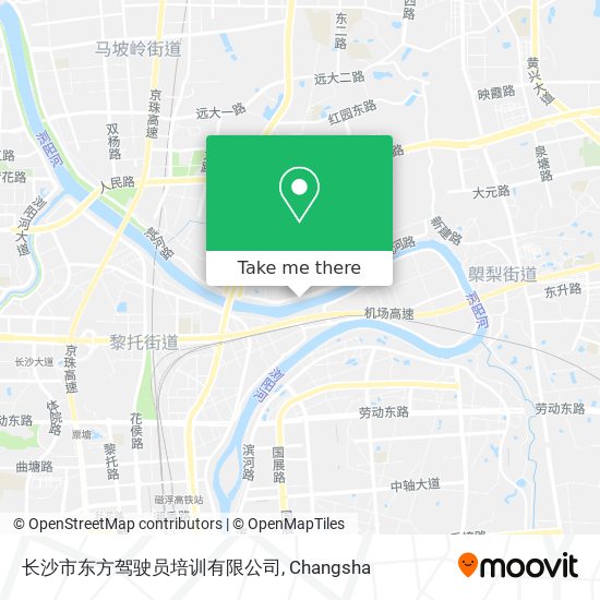 长沙市东方驾驶员培训有限公司 map