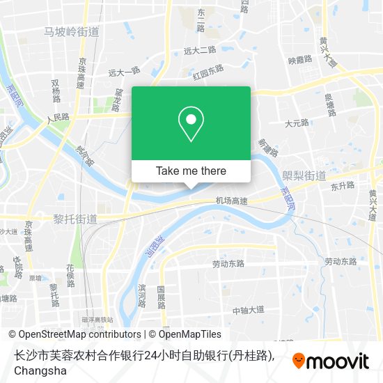 长沙市芙蓉农村合作银行24小时自助银行(丹桂路) map